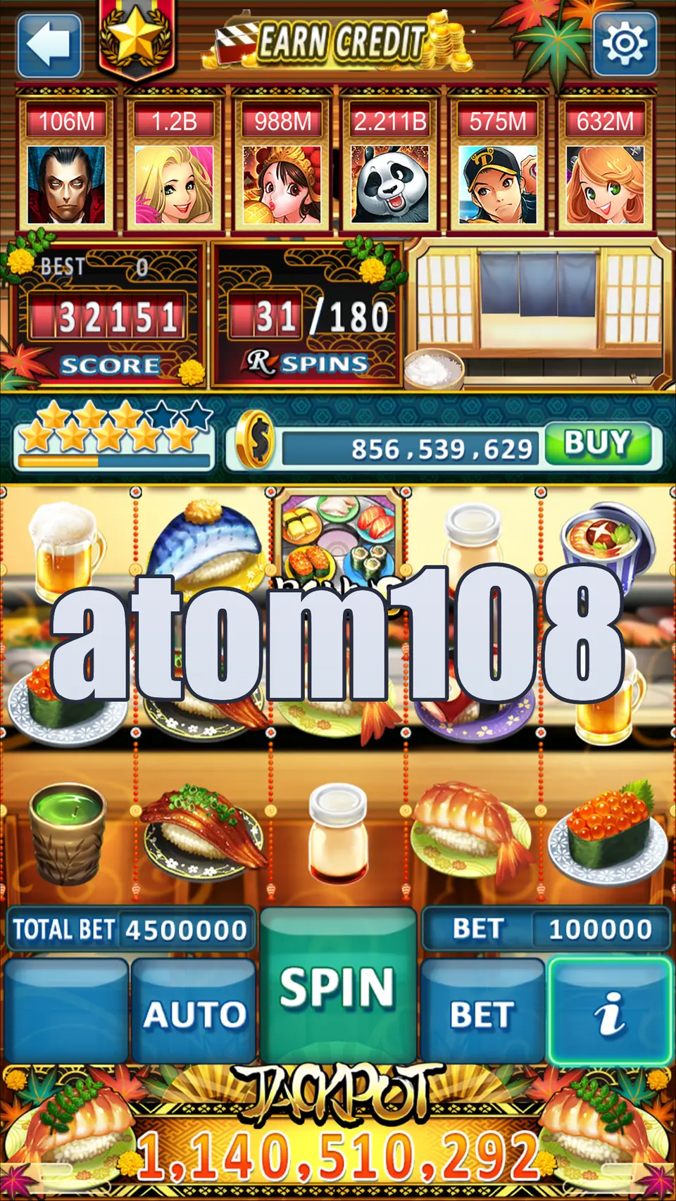 atom108 Masuk